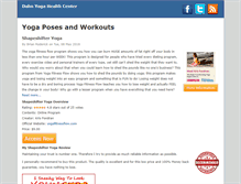 Tablet Screenshot of dahnyoga.net